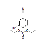 (2-溴-4-氰基苯基)膦酸二乙酯