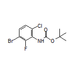 3-溴-6-氯-2-氟-N-Boc-苯胺