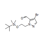 4-溴-1-[2-[(叔丁基二甲基硅基)氧基]乙基]-1H-吡唑-5-甲醛