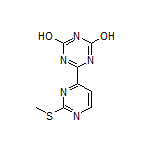 6-[2-(甲硫基)-4-嘧啶基]-1,3,5-三嗪-2,4-二醇