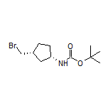 (1S,3R)-N-Boc-3-(溴甲基)环戊胺