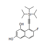 7-氟-8-[(三异丙基硅基)乙炔基]萘-1,3-二醇