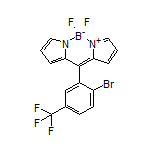 10-[2-溴-5-(三氟甲基)苯基]-5,5-二氟-5H-二吡咯并[1,2-c:2’,1’-f][1,3,2]二氮杂环己硼烷-4-鎓-5-盐