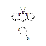 10-(4-溴-2-噻吩基)-5,5-二氟-5H-二吡咯并[1,2-c:2’,1’-f][1,3,2]二氮杂环己硼烷-4-鎓-5-盐