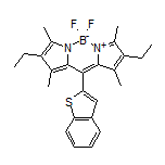 10-(2-苯并噻吩基)-2,8-二乙基-5,5-二氟-1,3,7,9-四甲基-5H-二吡咯并[1,2-c:2’,1’-f][1,3,2]二氮杂环己硼烷-4-鎓-5-盐