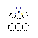 10-(9-蒽基)-5,5-二氟-5H-二吡咯并[1,2-c:2’,1’-f][1,3,2]二氮杂环己硼烷-4-鎓-5-盐
