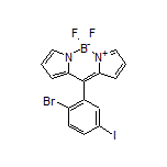10-(2-溴-5-碘苯基)-5,5-二氟-5H-二吡咯并[1,2-c:2’,1’-f][1,3,2]二氮杂环己硼烷-4-鎓-5-盐
