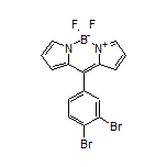 10-(3,4-二溴苯基)-5,5-二氟-5H-二吡咯并[1,2-c:2’,1’-f][1,3,2]二氮杂环己硼烷-4-鎓-5-盐