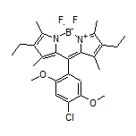 10-(4-氯-2,5-二甲氧基苯基)-2,8-二乙基-5,5-二氟-1,3,7,9-四甲基-5H-二吡咯并[1,2-c:2’,1’-f][1,3,2]二氮杂环己硼烷-4-鎓-5-盐