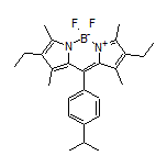 2,8-二乙基-5,5-二氟-10-(4-异丙基苯基)-1,3,7,9-四甲基-5H-二吡咯并[1,2-c:2’,1’-f][1,3,2]二氮杂环己硼烷-4-鎓-5-盐