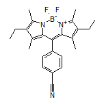 10-(4-氰基苯基)-2,8-二乙基-5,5-二氟-1,3,7,9-四甲基-5H-二吡咯并[1,2-c:2’,1’-f][1,3,2]二氮杂环己硼烷-4-鎓-5-盐