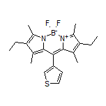 2,8-二乙基-5,5-二氟-1,3,7,9-四甲基-10-(3-噻吩基)-5H-二吡咯并[1,2-c:2’,1’-f][1,3,2]二氮杂环己硼烷-4-鎓-5-盐