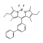 10-(3-联苯基)-2,8-二乙基-5,5-二氟-1,3,7,9-四甲基-5H-二吡咯并[1,2-c:2’,1’-f][1,3,2]二氮杂环己硼烷-4-鎓-5-盐