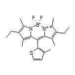 2,8-二乙基-5,5-二氟-1,3,7,9-四甲基-10-(3-甲基-2-噻吩基)-5H-二吡咯并[1,2-c:2’,1’-f][1,3,2]二氮杂环己硼烷-4-鎓-5-盐