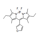 2,8-二乙基-5,5-二氟-10-(3-呋喃基)-1,3,7,9-四甲基-5H-二吡咯并[1,2-c:2’,1’-f][1,3,2]二氮杂环己硼烷-4-鎓-5-盐