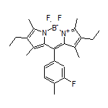 2,8-二乙基-5,5-二氟-10-(3-氟-4-甲基苯基)-1,3,7,9-四甲基-5H-二吡咯并[1,2-c:2’,1’-f][1,3,2]二氮杂环己硼烷-4-鎓-5-盐