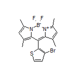10-(3-溴-2-噻吩基)-2,8-二乙基-5,5-二氟-1,3,7,9-四甲基-5H-二吡咯并[1,2-c:2’,1’-f][1,3,2]二氮杂环己硼烷-4-鎓-5-盐
