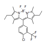 10-[4-氯-3-(三氟甲基)苯基]-2,8-二乙基-5,5-二氟-1,3,7,9-四甲基-5H-二吡咯并[1,2-c:2’,1’-f][1,3,2]二氮杂环己硼烷-4-鎓-5-盐