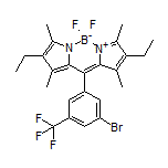 10-[3-溴-5-(三氟甲基)苯基]-2,8-二乙基-5,5-二氟-1,3,7,9-四甲基-5H-二吡咯并[1,2-c:2’,1’-f][1,3,2]二氮杂环己硼烷-4-鎓-5-盐