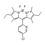 10-(5-氯-2-吡啶基)-2,8-二乙基-5,5-二氟-1,3,7,9-四甲基-5H-二吡咯并[1,2-c:2’,1’-f][1,3,2]二氮杂环己硼烷-4-鎓-5-盐
