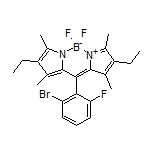 10-(2-溴-6-氟苯基)-2,8-二乙基-5,5-二氟-1,3,7,9-四甲基-5H-二吡咯并[1,2-c:2’,1’-f][1,3,2]二氮杂环己硼烷-4-鎓-5-盐
