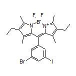 10-(3-溴-5-碘苯基)-2,8-二乙基-5,5-二氟-1,3,7,9-四甲基-5H-二吡咯并[1,2-c:2’,1’-f][1,3,2]二氮杂环己硼烷-4-鎓-5-盐
