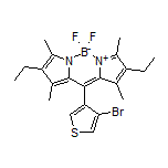 10-(4-溴-3-噻吩基)-2,8-二乙基-5,5-二氟-1,3,7,9-四甲基-5H-二吡咯并[1,2-c:2’,1’-f][1,3,2]二氮杂环己硼烷-4-鎓-5-盐