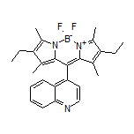 2,8-二乙基-5,5-二氟-1,3,7,9-四甲基-10-(4-喹啉基)-5H-二吡咯并[1,2-c:2’,1’-f][1,3,2]二氮杂环己硼烷-4-鎓-5-盐