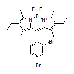 10-(2,4-二溴苯基)-2,8-二乙基-5,5-二氟-1,3,7,9-四甲基-5H-二吡咯并[1,2-c:2’,1’-f][1,3,2]二氮杂环己硼烷-4-鎓-5-盐