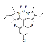 10-(4-氯-2,6-二氟苯基)-2,8-二乙基-5,5-二氟-1,3,7,9-四甲基-5H-二吡咯并[1,2-c:2’,1’-f][1,3,2]二氮杂环己硼烷-4-鎓-5-盐