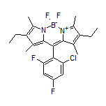 10-(2-氯-4,6-二氟苯基)-2,8-二乙基-5,5-二氟-1,3,7,9-四甲基-5H-二吡咯并[1,2-c:2’,1’-f][1,3,2]二氮杂环己硼烷-4-鎓-5-盐