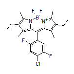 10-(4-氯-2,5-二氟苯基)-2,8-二乙基-5,5-二氟-1,3,7,9-四甲基-5H-二吡咯并[1,2-c:2’,1’-f][1,3,2]二氮杂环己硼烷-4-鎓-5-盐