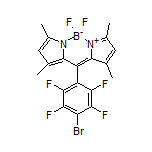 10-(4-溴-2,3,5,6-四氟苯基)-5,5-二氟-1,3,7,9-四甲基-5H-二吡咯并[1,2-c:2’,1’-f][1,3,2]二氮杂环己硼烷-4-鎓-5-盐
