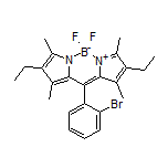 10-(2-溴苯基)-2,8-二乙基-5,5-二氟-1,3,7,9-四甲基-5H-二吡咯并[1,2-c:2’,1’-f][1,3,2]二氮杂环己硼烷-4-鎓-5-盐