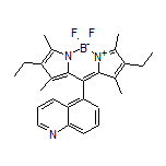2,8-二乙基-5,5-二氟-1,3,7,9-四甲基-10-(5-喹啉基)-5H-二吡咯并[1,2-c:2’,1’-f][1,3,2]二氮杂环己硼烷-4-鎓-5-盐