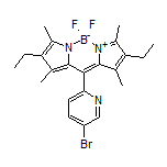 10-(5-溴-2-吡啶基)-2,8-二乙基-5,5-二氟-1,3,7,9-四甲基-5H-二吡咯并[1,2-c:2’,1’-f][1,3,2]二氮杂环己硼烷-4-鎓-5-盐