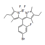 10-(4-溴-2-氟苯基)-2,8-二乙基-5,5-二氟-1,3,7,9-四甲基-5H-二吡咯并[1,2-c:2’,1’-f][1,3,2]二氮杂环己硼烷-4-鎓-5-盐