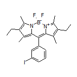 2,8-二乙基-5,5-二氟-10-(3-碘苯基)-1,3,7,9-四甲基-5H-二吡咯并[1,2-c:2’,1’-f][1,3,2]二氮杂环己硼烷-4-鎓-5-盐