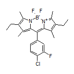 10-(4-氯-3-氟苯基)-2,8-二乙基-5,5-二氟-1,3,7,9-四甲基-5H-二吡咯并[1,2-c:2’,1’-f][1,3,2]二氮杂环己硼烷-4-鎓-5-盐