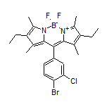 10-(4-溴-3-氯苯基)-2,8-二乙基-5,5-二氟-1,3,7,9-四甲基-5H-二吡咯并[1,2-c:2’,1’-f][1,3,2]二氮杂环己硼烷-4-鎓-5-盐