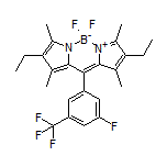 2,8-二乙基-5,5-二氟-10-[3-氟-5-(三氟甲基)苯基]-1,3,7,9-四甲基-5H-二吡咯并[1,2-c:2’,1’-f][1,3,2]二氮杂环己硼烷-4-鎓-5-盐