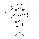 2,8-二乙基-5,5-二氟-1,3,7,9-四甲基-10-(5-硝基-2-吡啶基)-5H-二吡咯并[1,2-c:2’,1’-f][1,3,2]二氮杂环己硼烷-4-鎓-5-盐