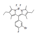 10-(3-溴-4-氟苯基)-2,8-二乙基-5,5-二氟-1,3,7,9-四甲基-5H-二吡咯并[1,2-c:2’,1’-f][1,3,2]二氮杂环己硼烷-4-鎓-5-盐