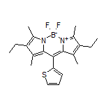 2,8-二乙基-5,5-二氟-1,3,7,9-四甲基-10-(2-噻吩基)-5H-二吡咯并[1,2-c:2’,1’-f][1,3,2]二氮杂环己硼烷-4-鎓-5-盐