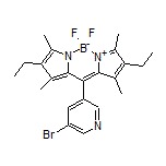 10-(5-溴-3-吡啶基)-2,8-二乙基-5,5-二氟-1,3,7,9-四甲基-5H-二吡咯并[1,2-c:2’,1’-f][1,3,2]二氮杂环己硼烷-4-鎓-5-盐