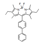 10-(4-联苯基)-2,8-二乙基-5,5-二氟-1,3,7,9-四甲基-5H-二吡咯并[1,2-c:2’,1’-f][1,3,2]二氮杂环己硼烷-4-鎓-5-盐