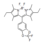 10-(2,2-二氟苯并[d][1,3]二噁茂-5-基)-2,8-二乙基-5,5-二氟-1,3,7,9-四甲基-5H-二吡咯并[1,2-c:2’,1’-f][1,3,2]二氮杂环己硼烷-4-鎓-5-盐