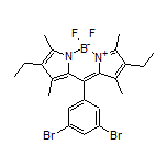 10-(3,5-二溴苯基)-2,8-二乙基-5,5-二氟-1,3,7,9-四甲基-5H-二吡咯并[1,2-c:2’,1’-f][1,3,2]二氮杂环己硼烷-4-鎓-5-盐