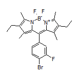 10-(4-溴-3-氟苯基)-2,8-二乙基-5,5-二氟-1,3,7,9-四甲基-5H-二吡咯并[1,2-c:2’,1’-f][1,3,2]二氮杂环己硼烷-4-鎓-5-盐