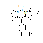 2,8-二乙基-5,5-二氟-10-[4-氟-3-(三氟甲基)苯基]-1,3,7,9-四甲基-5H-二吡咯并[1,2-c:2’,1’-f][1,3,2]二氮杂环己硼烷-4-鎓-5-盐